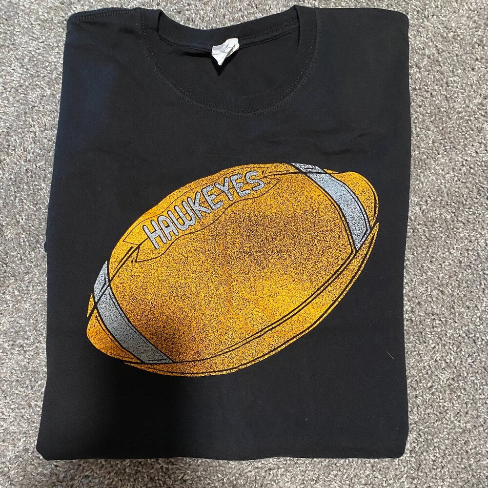 3 Iowa Hawkeye T shirts. XL.